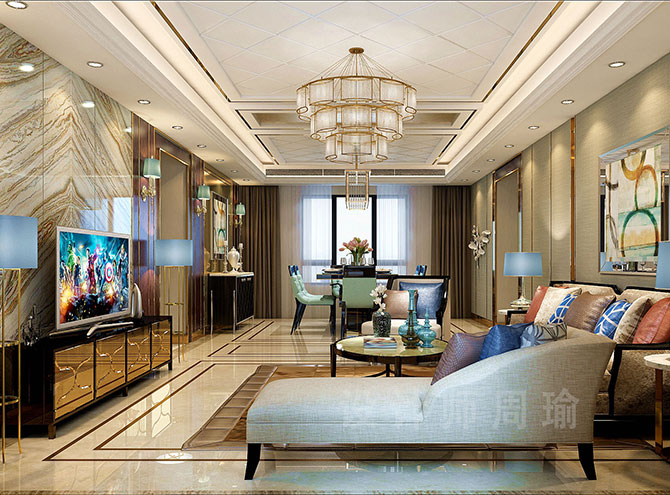 中国美女操逼视频世纪江尚三室两厅168平装修设计效果欣赏